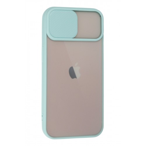 Newface iPhone 13 Kılıf Palm Buzlu Kamera Sürgülü Silikon - Turkuaz Newface iPhone 13 Kılıf Palm Buzlu Kamera Sürgülü Silikon - Turkuaz