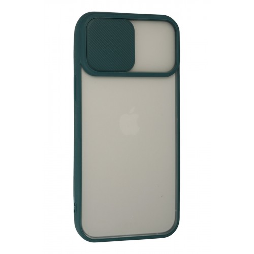 Newface iPhone 13 Pro Max Kılıf Palm Buzlu Kamera Sürgülü Silikon - Yeşil Newface iPhone 13 Pro Max Kılıf Palm Buzlu Kamera Sürgülü Silikon - Yeşil