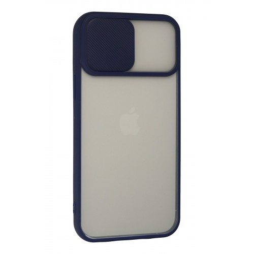 Newface iPhone 13 Pro Max Kılıf Palm Buzlu Kamera Sürgülü Silikon - Lacivert Newface iPhone 13 Pro Max Kılıf Palm Buzlu Kamera Sürgülü Silikon - Lacivert