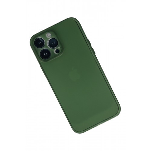 Newface iPhone 13 Pro Kılıf PP Ultra İnce Kapak - Yeşil Newface iPhone 13 Pro Kılıf PP Ultra İnce Kapak - Yeşil