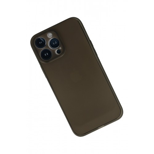 Newface iPhone 13 Pro Max Kılıf PP Ultra İnce Kapak - Gri Newface iPhone 13 Pro Max Kılıf PP Ultra İnce Kapak - Gri