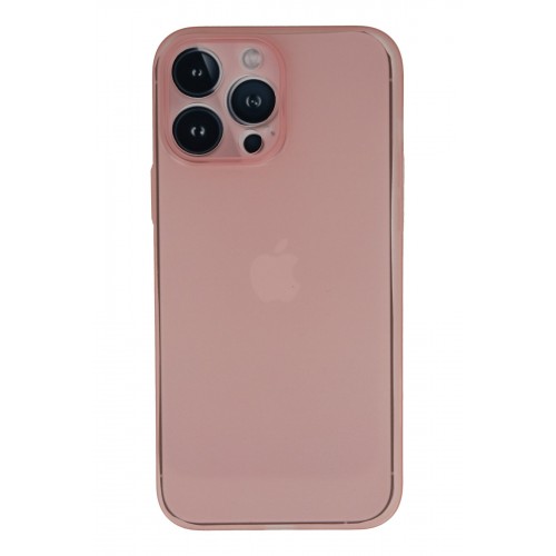 Newface iPhone 13 Pro Max Kılıf PP Ultra İnce Kapak - Pembe Newface iPhone 13 Pro Max Kılıf PP Ultra İnce Kapak - Pembe