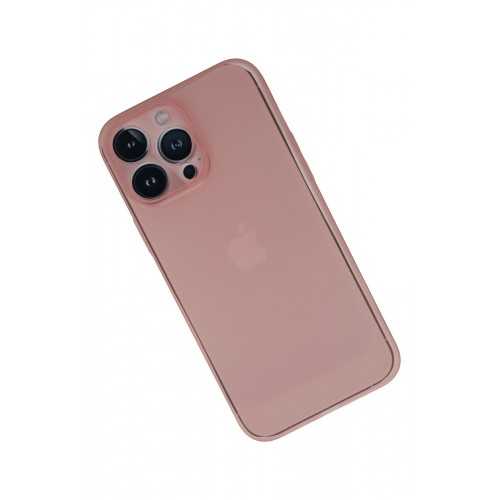 Newface iPhone 13 Pro Max Kılıf PP Ultra İnce Kapak - Pembe Newface iPhone 13 Pro Max Kılıf PP Ultra İnce Kapak - Pembe