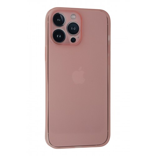 Newface iPhone 13 Pro Max Kılıf PP Ultra İnce Kapak - Pembe Newface iPhone 13 Pro Max Kılıf PP Ultra İnce Kapak - Pembe