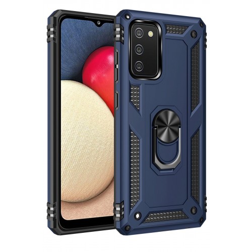 Newface Samsung Galaxy A03S Kılıf Sofya Yüzüklü Silikon Kapak - Lacivert Newface Samsung Galaxy A03S Kılıf Sofya Yüzüklü Silikon Kapak - Lacivert