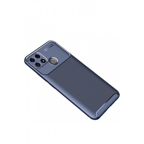 Newface Oppo A15S Kılıf Focus Karbon Silikon - Lacivert Newface Oppo A15S Kılıf Focus Karbon Silikon - Lacivert
