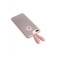 Newface Samsung Galaxy Note 9 Kılıf Rabbit Simli Silikon - Pembe Newface Samsung Galaxy Note 9 Kılıf Rabbit Simli Silikon - Pembe