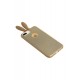 Newface Samsung Galaxy A9 2018 Kılıf Rabbit Simli Silikon - Gold Newface Samsung Galaxy A9 2018 Kılıf Rabbit Simli Silikon - Gold