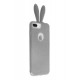 Newface Samsung Galaxy S9 Kılıf Rabbit Simli Silikon - Gümüş Newface Samsung Galaxy S9 Kılıf Rabbit Simli Silikon - Gümüş