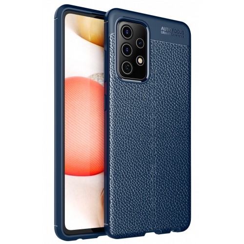 Newface Samsung Galaxy A52S Kılıf Focus Derili Silikon - Lacivert Newface Samsung Galaxy A52S Kılıf Focus Derili Silikon - Lacivert