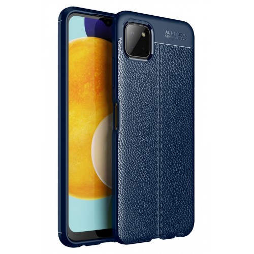 Newface Samsung Galaxy M32 Kılıf Focus Derili Silikon - Lacivert Newface Samsung Galaxy M32 Kılıf Focus Derili Silikon - Lacivert