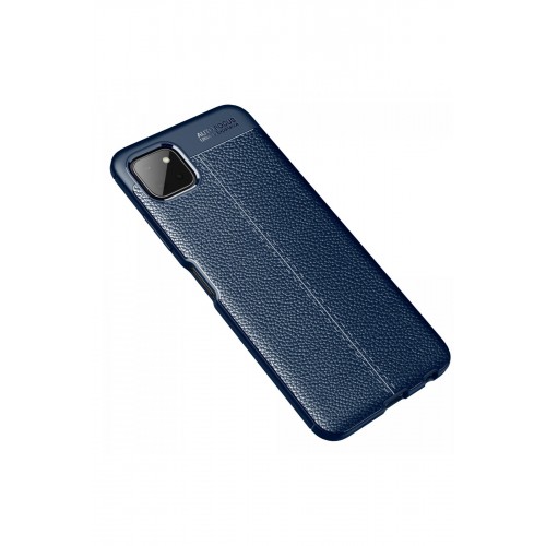 Newface Samsung Galaxy M32 Kılıf Focus Derili Silikon - Lacivert Newface Samsung Galaxy M32 Kılıf Focus Derili Silikon - Lacivert