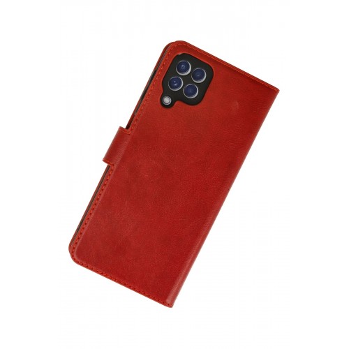 Newface Samsung Galaxy M32 Kılıf Trend S Plus Kapaklı Kılıf - Kırmızı Newface Samsung Galaxy M32 Kılıf Trend S Plus Kapaklı Kılıf - Kırmızı