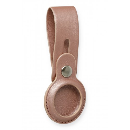 Newface Airtag Askılı Deri Kılıf - Rose Gold Newface Airtag Askılı Deri Kılıf - Rose Gold