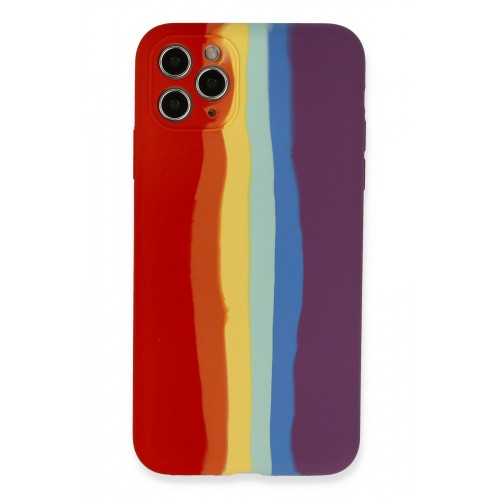 Newface iPhone 11 Pro Kılıf Ebruli Lansman Silikon - Kırmızı-Mor Newface iPhone 11 Pro Kılıf Ebruli Lansman Silikon - Kırmızı-Mor