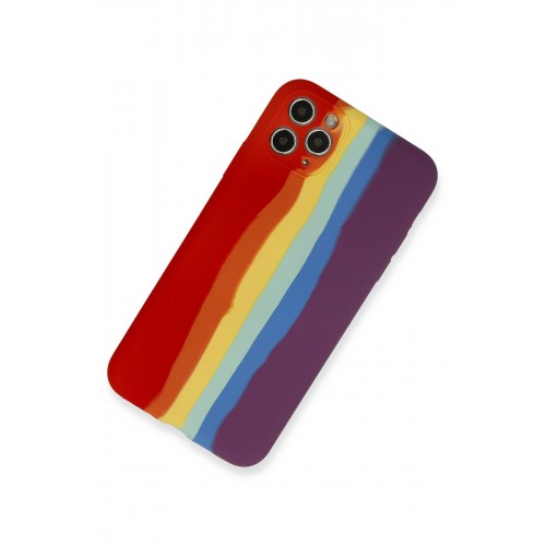 Newface iPhone 11 Pro Kılıf Ebruli Lansman Silikon - Kırmızı-Mor Newface iPhone 11 Pro Kılıf Ebruli Lansman Silikon - Kırmızı-Mor
