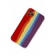 Newface iPhone 11 Pro Kılıf Ebruli Lansman Silikon - Kırmızı-Mor Newface iPhone 11 Pro Kılıf Ebruli Lansman Silikon - Kırmızı-Mor