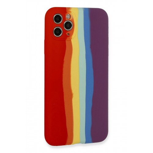 Newface iPhone 11 Pro Kılıf Ebruli Lansman Silikon - Kırmızı-Mor Newface iPhone 11 Pro Kılıf Ebruli Lansman Silikon - Kırmızı-Mor