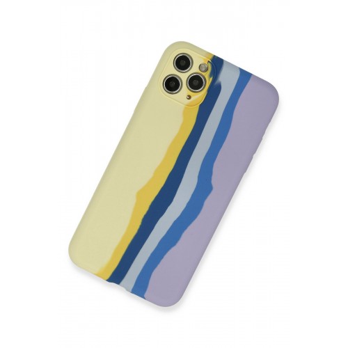 Newface iPhone 11 Pro Kılıf Ebruli Lansman Silikon - Sarı-Lila Newface iPhone 11 Pro Kılıf Ebruli Lansman Silikon - Sarı-Lila