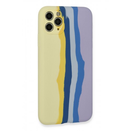 Newface iPhone 11 Pro Kılıf Ebruli Lansman Silikon - Sarı-Lila Newface iPhone 11 Pro Kılıf Ebruli Lansman Silikon - Sarı-Lila