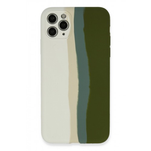Newface iPhone 11 Pro Kılıf Ebruli Lansman Silikon - Beyaz-Yeşil Newface iPhone 11 Pro Kılıf Ebruli Lansman Silikon - Beyaz-Yeşil