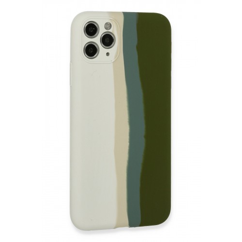 Newface iPhone 11 Pro Kılıf Ebruli Lansman Silikon - Beyaz-Yeşil Newface iPhone 11 Pro Kılıf Ebruli Lansman Silikon - Beyaz-Yeşil