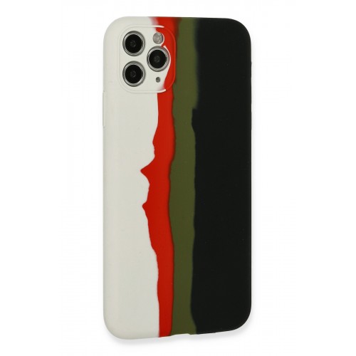 Newface iPhone 11 Pro Kılıf Ebruli Lansman Silikon - Beyaz-Siyah Newface iPhone 11 Pro Kılıf Ebruli Lansman Silikon - Beyaz-Siyah