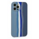 Newface iPhone 12 Pro Kılıf Ebruli Lansman Silikon - Mavi-Gri Newface iPhone 12 Pro Kılıf Ebruli Lansman Silikon - Mavi-Gri