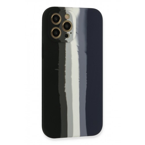 Newface iPhone 12 Pro Kılıf Ebruli Lansman Silikon - Siyah-Lacivert Newface iPhone 12 Pro Kılıf Ebruli Lansman Silikon - Siyah-Lacivert