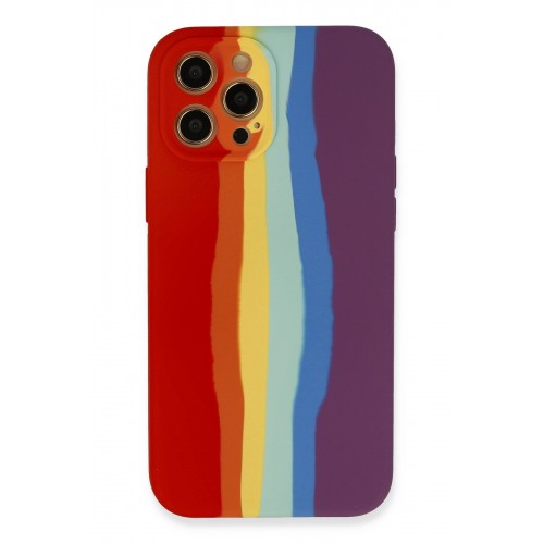 Newface iPhone 12 Pro Max Kılıf Ebruli Lansman Silikon - Kırmızı-Mor Newface iPhone 12 Pro Max Kılıf Ebruli Lansman Silikon - Kırmızı-Mor