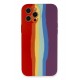 Newface iPhone 12 Pro Max Kılıf Ebruli Lansman Silikon - Kırmızı-Mor Newface iPhone 12 Pro Max Kılıf Ebruli Lansman Silikon - Kırmızı-Mor