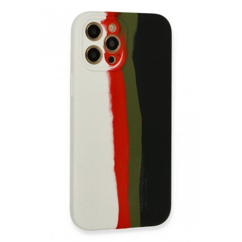 Newface iPhone 12 Pro Max Kılıf Ebruli Lansman Silikon - Beyaz-Siyah Newface iPhone 12 Pro Max Kılıf Ebruli Lansman Silikon - Beyaz-Siyah