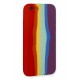 Newface iPhone 6 Kılıf Ebruli Lansman Silikon - Kırmızı-Mor Newface iPhone 6 Kılıf Ebruli Lansman Silikon - Kırmızı-Mor