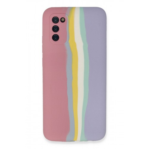 Newface Samsung Galaxy A02S Kılıf Ebruli Lansman Silikon - Pembe-Lila Newface Samsung Galaxy A02S Kılıf Ebruli Lansman Silikon - Pembe-Lila