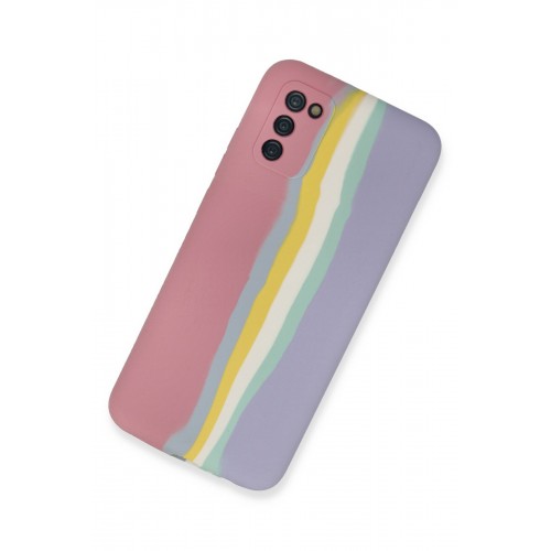 Newface Samsung Galaxy A02S Kılıf Ebruli Lansman Silikon - Pembe-Lila Newface Samsung Galaxy A02S Kılıf Ebruli Lansman Silikon - Pembe-Lila