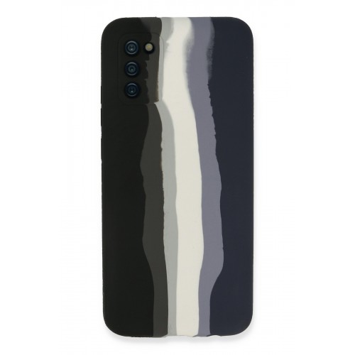 Newface Samsung Galaxy A03S Kılıf Ebruli Lansman Silikon - Siyah-Lacivert Newface Samsung Galaxy A03S Kılıf Ebruli Lansman Silikon - Siyah-Lacivert