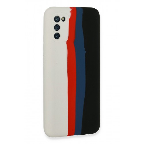 Newface Samsung Galaxy A03S Kılıf Ebruli Lansman Silikon - Beyaz-Siyah Newface Samsung Galaxy A03S Kılıf Ebruli Lansman Silikon - Beyaz-Siyah