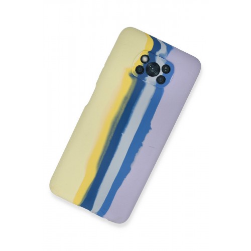Newface Xiaomi Pocophone X3 Pro Kılıf Ebruli Lansman Silikon - Sarı-Lila Newface Xiaomi Pocophone X3 Pro Kılıf Ebruli Lansman Silikon - Sarı-Lila