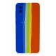 Newface Samsung Galaxy A02 Kılıf Ebruli Lansman Silikon - Mavi-Turuncu Newface Samsung Galaxy A02 Kılıf Ebruli Lansman Silikon - Mavi-Turuncu