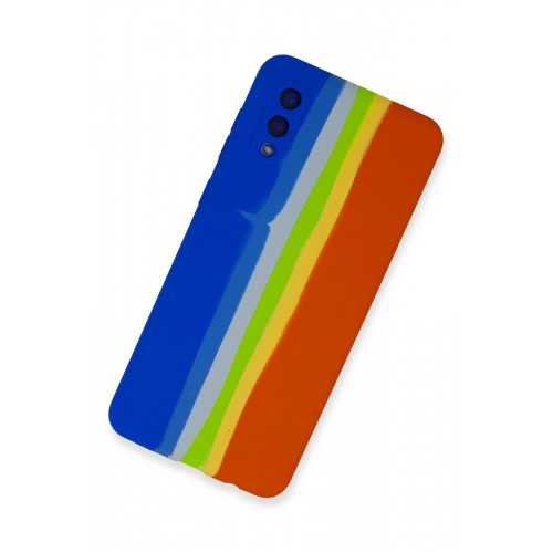 Newface Samsung Galaxy A02 Kılıf Ebruli Lansman Silikon - Mavi-Turuncu Newface Samsung Galaxy A02 Kılıf Ebruli Lansman Silikon - Mavi-Turuncu