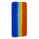 Newface Samsung Galaxy A02 Kılıf Ebruli Lansman Silikon - Mavi-Turuncu Newface Samsung Galaxy A02 Kılıf Ebruli Lansman Silikon - Mavi-Turuncu