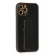 Newface iPhone 12 Pro Kılıf Coco Karbon Standlı Kapak - Siyah Newface iPhone 12 Pro Kılıf Coco Karbon Standlı Kapak - Siyah