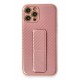 Newface iPhone 12 Pro Kılıf Coco Karbon Standlı Kapak - Pembe Newface iPhone 12 Pro Kılıf Coco Karbon Standlı Kapak - Pembe