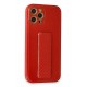 Newface iPhone 12 Pro Max Kılıf Coco Karbon Standlı Kapak - Kırmızı Newface iPhone 12 Pro Max Kılıf Coco Karbon Standlı Kapak - Kırmızı