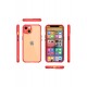 Newface iPhone 13 Kılıf Miami Şeffaf Silikon - Kırmızı Newface iPhone 13 Kılıf Miami Şeffaf Silikon - Kırmızı