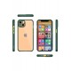 Newface iPhone 13 Mini Kılıf Miami Şeffaf Silikon  - Koyu Yeşil