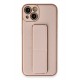 Newface iPhone 13 Kılıf Coco Deri Standlı Kapak - Pembe