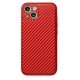 Newface iPhone 13 Kılıf Coco Karbon Silikon - Kırmızı Newface iPhone 13 Kılıf Coco Karbon Silikon - Kırmızı