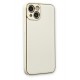 Newface iPhone 13 Kılıf Coco Karbon Silikon - Beyaz Newface iPhone 13 Kılıf Coco Karbon Silikon - Beyaz
