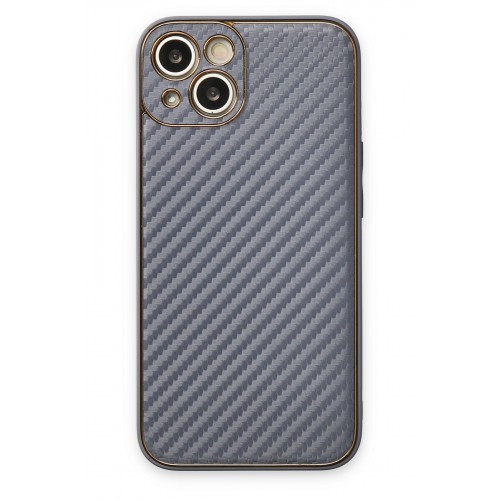 Newface iPhone 13 Kılıf Coco Karbon Silikon - Gri Newface iPhone 13 Kılıf Coco Karbon Silikon - Gri